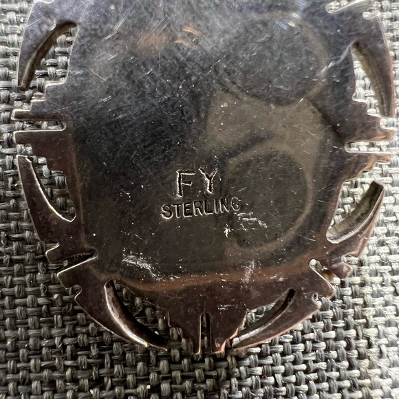 Carolyn Pollack Sterling Silver Multi-stone Channel
Inlay Pendant.😍🥰😘💕 - Picture 5 of 8